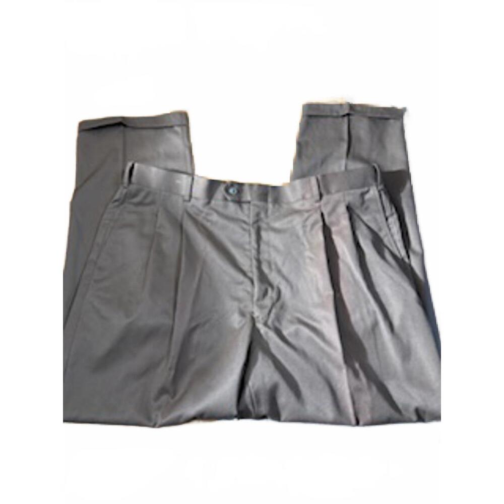 Roundtree‎ & Yorke Men's Dress Pants 42x30 Brown 100% Wool